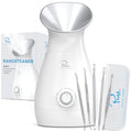 Nano Steamer 3-In-1 Ionic Facial Nano Facial Mister 5-Piece Stainless Steel Skin Kit (Silver)
